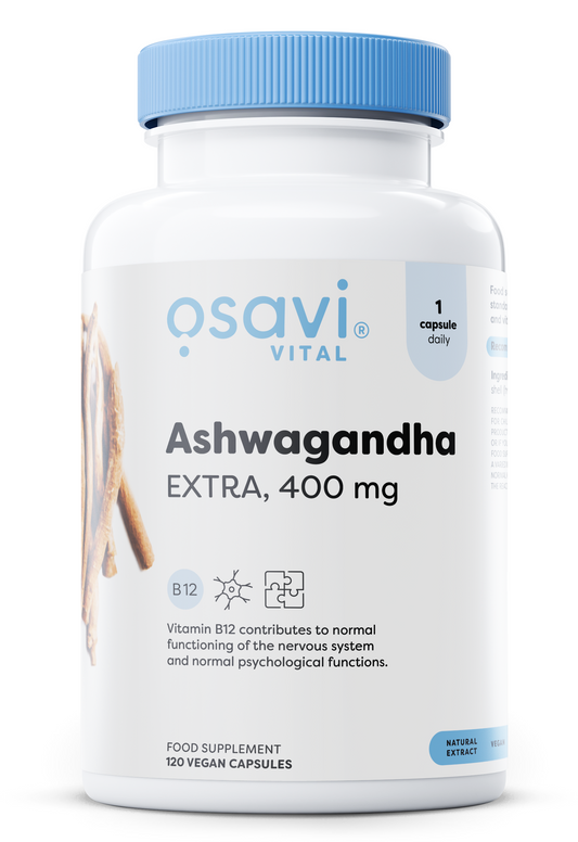 Ashwagandha Extra, 400mg - 120 vegan caps