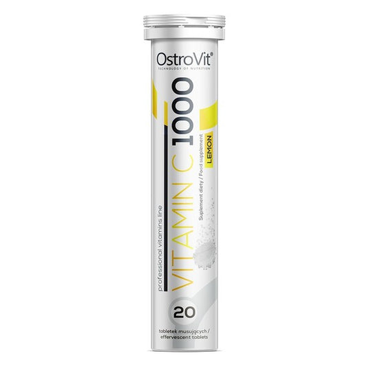 Vitamin C 1000, Lemon - 20 effervescent tabs