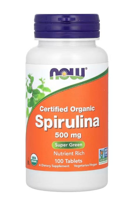 Spirulina, 500mg - 100 tablets