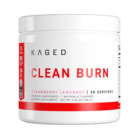 Clean Burn Powder, Strawberry Lemonade - 186 grams