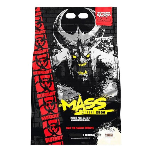 Mutant Mass Extreme 2500, Cookies & Cream - 9070 grams
