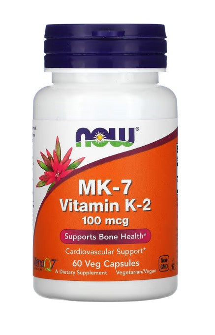 MK-7 Vitamin K-2, 100mcg - 60 vcaps