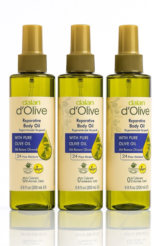 Dalan D'Olive Körper- und Massageöl 3 x 200 ml