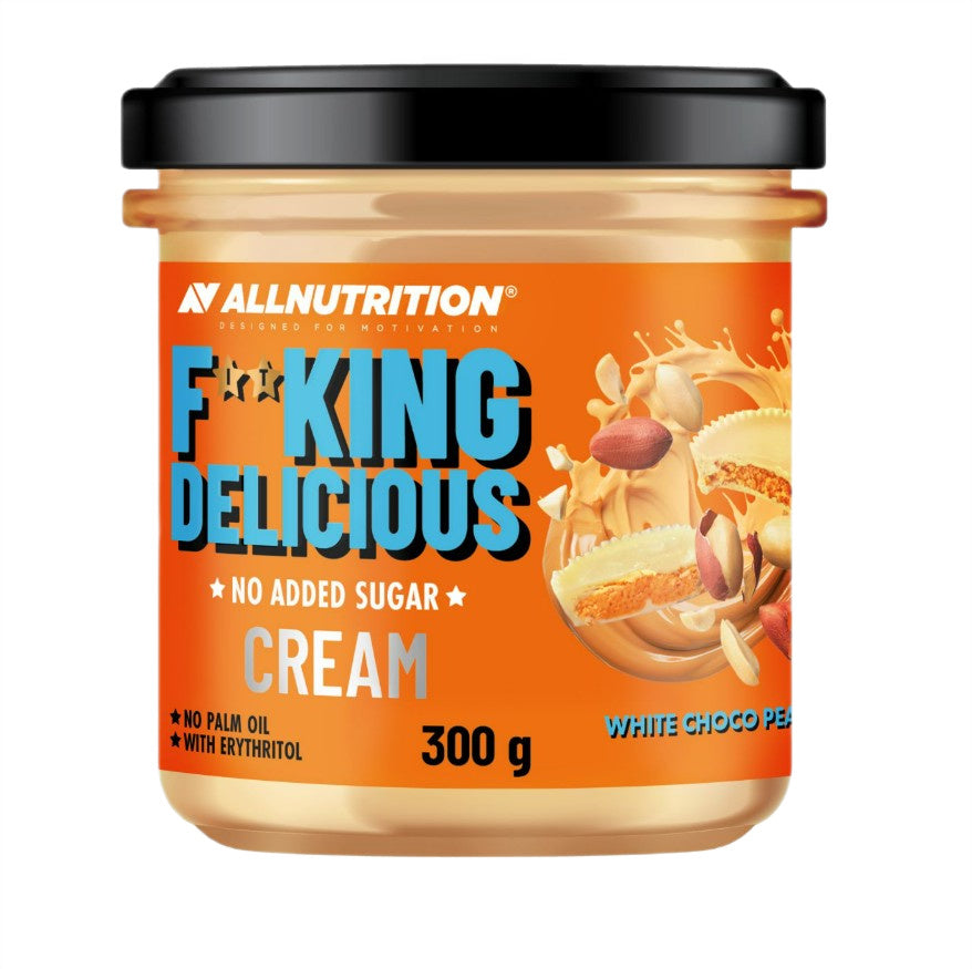Fitking Delicious Cream, White Choco Peanut - 300 grams