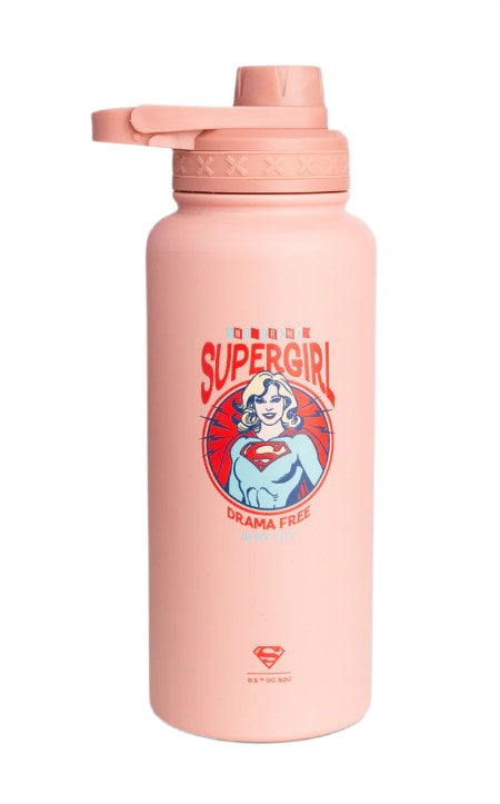 Bohtal Insulated Sports Bottle- DC Comics, Supergirl Drama Free - 960 ml.