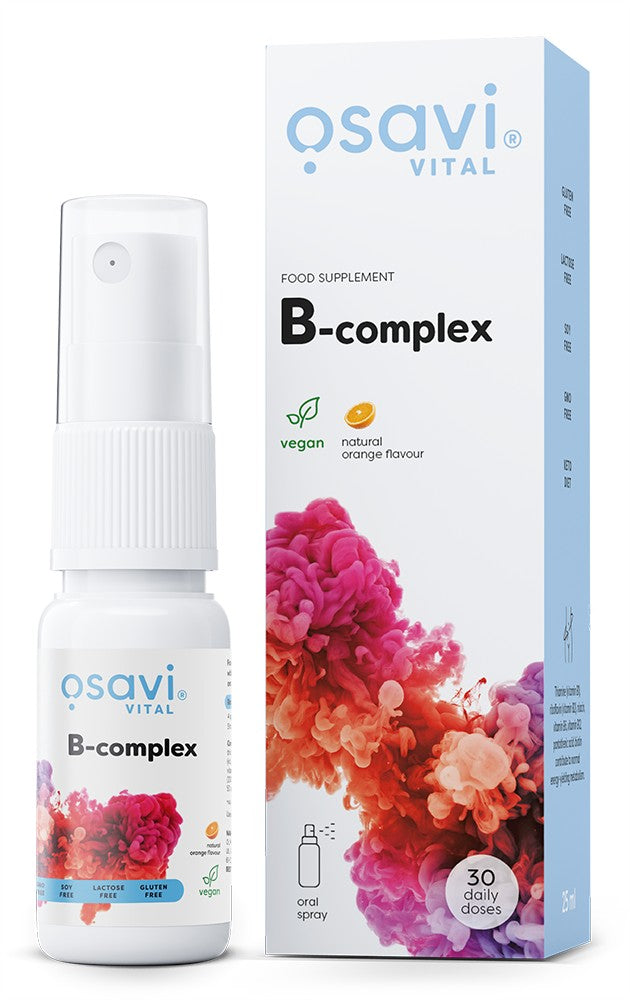 B-Complex Oral Spray, Orange - 25 ml.