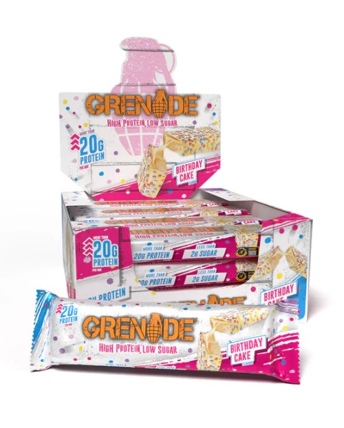 Protein Bars, Birthday Cake - 12 x 60g