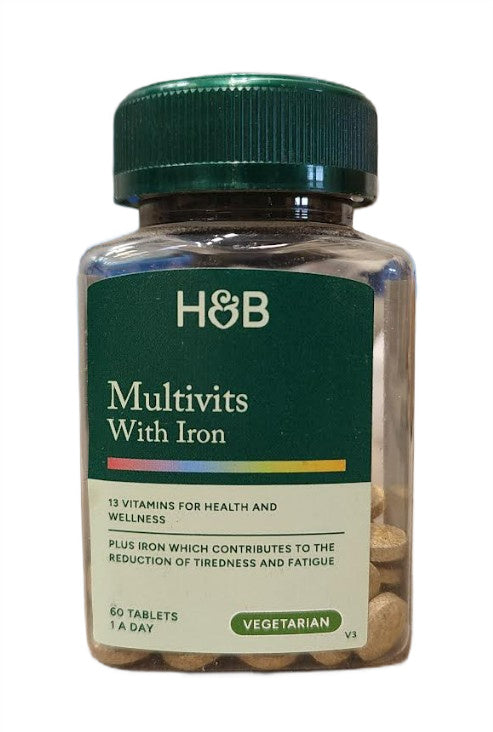 Multivits with Iron - 60 tablets (EAN 5059604694066)