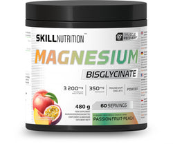 Magnesium Bisglycinate Powder, Passion Fruit-Peach - 480 grams