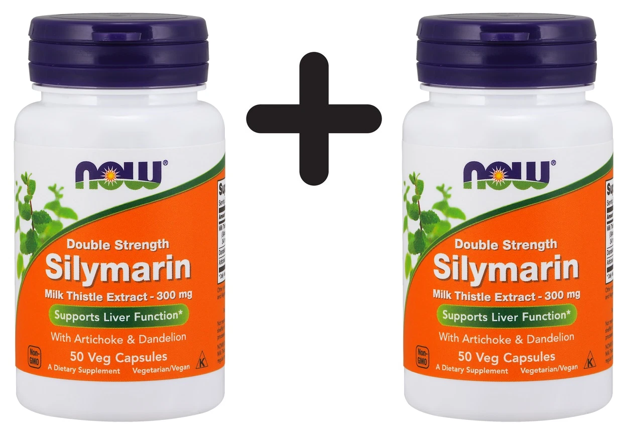 Milk Thistle Extract with Artichoke &amp; Dandelion, 300mg Double Strength - 50 vcaps