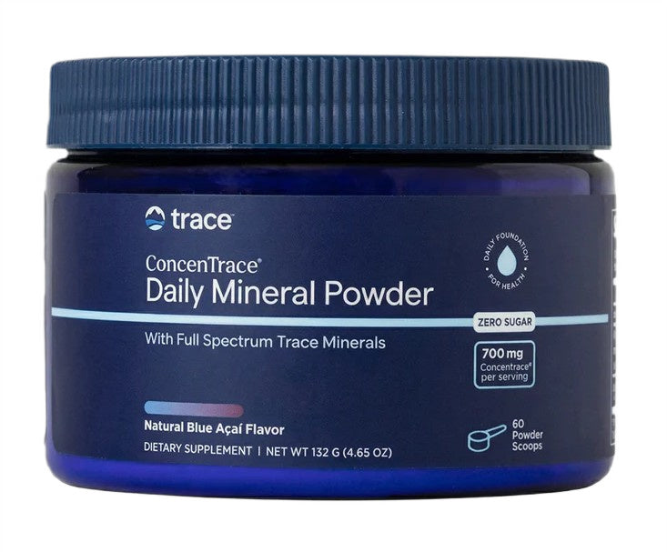 ConcenTrace Daily Mineral Powder, Natural Blue Acai - 132 grams