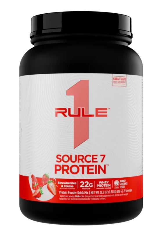Source7 Protein, Strawberries & Creme - 819 grams