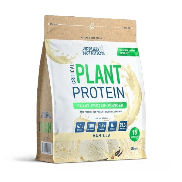 Critical Plant Protein, Vanilla - 450 grams