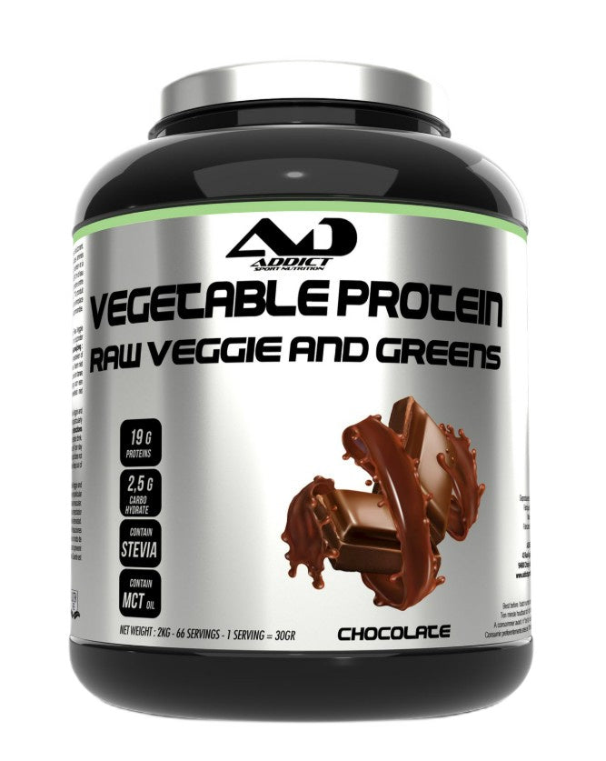 Vegetable Protein Raw Veggie and Greens, Chocolate - 2000 grams