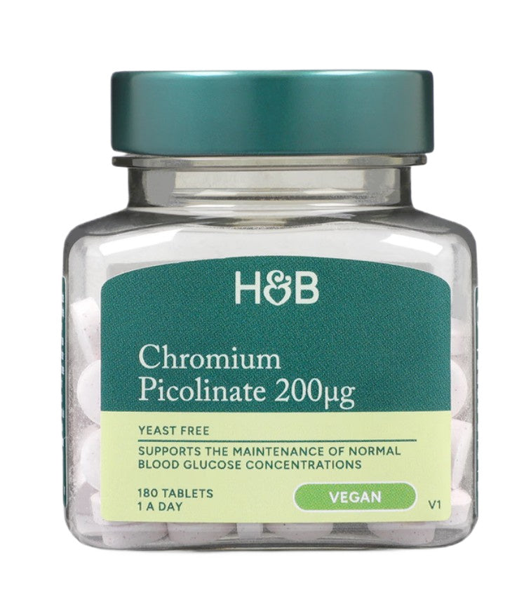 Chromium Picolinate, 200mcg - 180 tablets