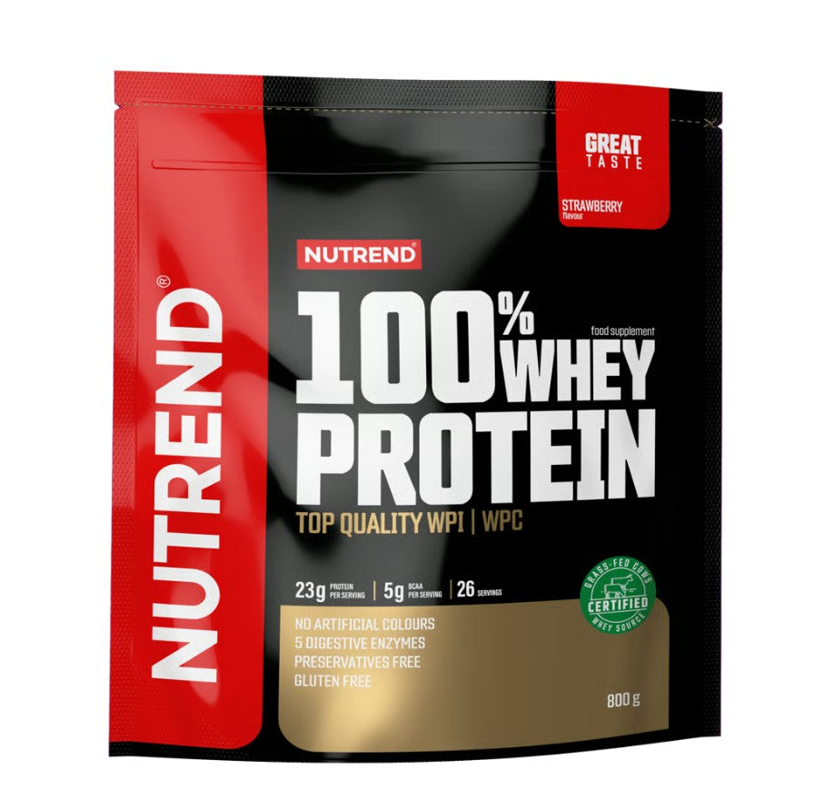100% Whey Protein, Strawberry - 800 grams