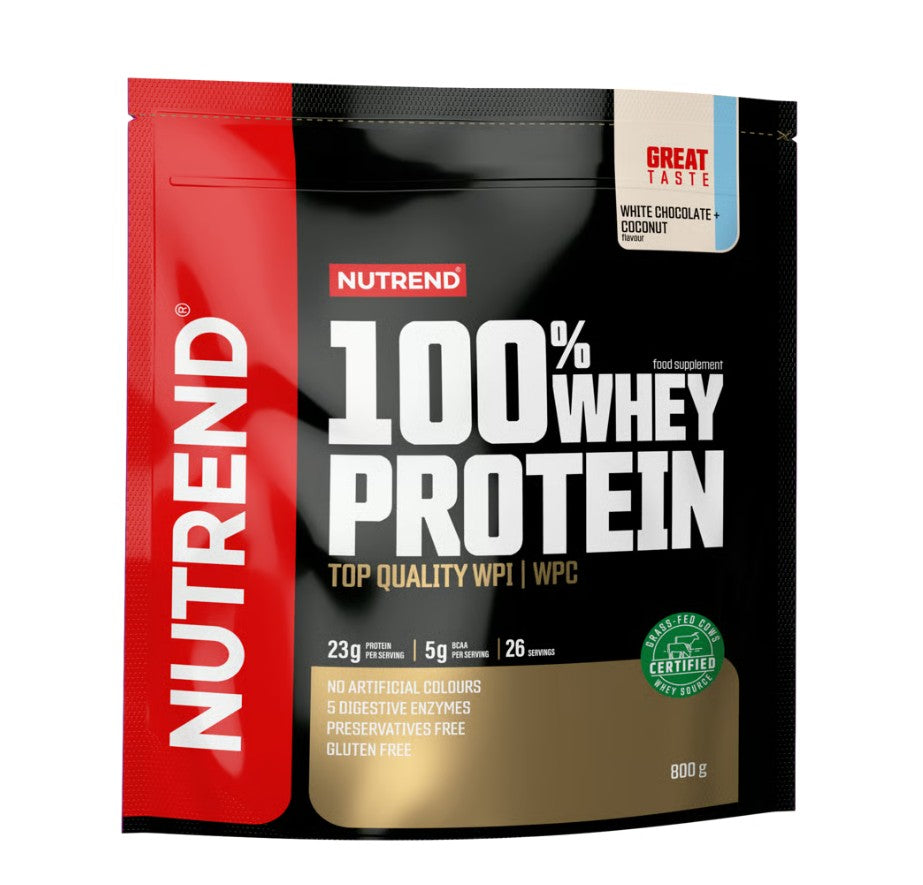 100% Whey Protein, White Chocolate + Coconut - 800 grams