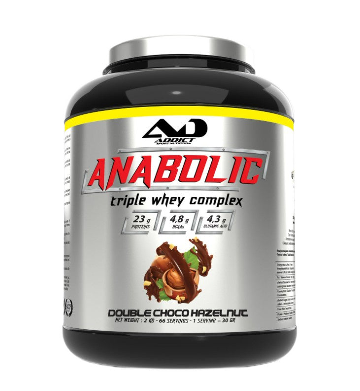 Anabolic Triple Whey Complex, Double Choco Hazelnut - 2000 grams