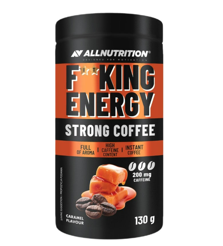 Fitking Energy Strong Coffee, Caramel - 130 grams