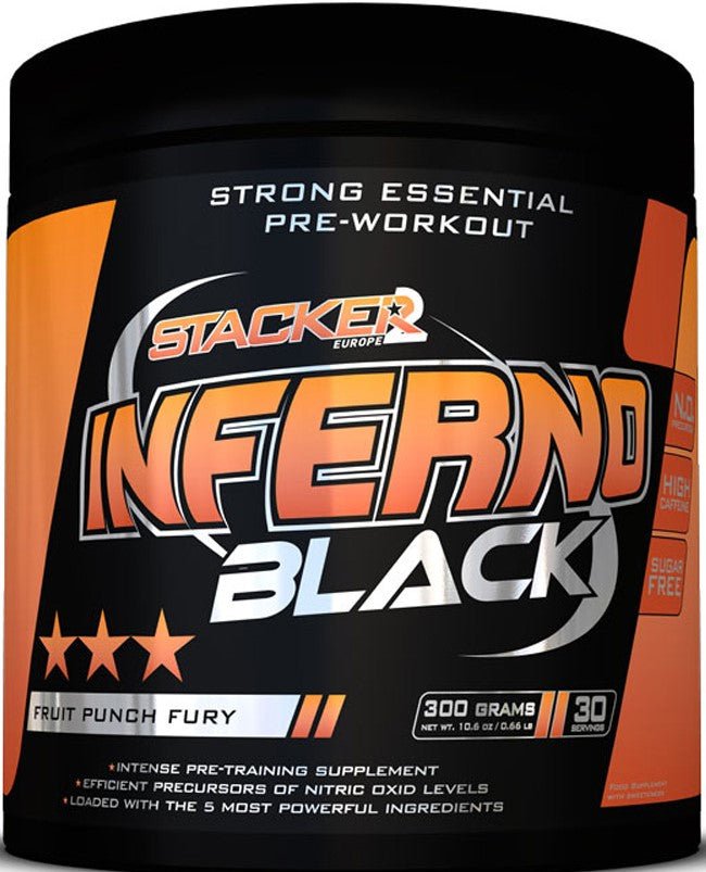 Inferno Black, Fruit Punch Fury - 300 grams - VitaeSupps