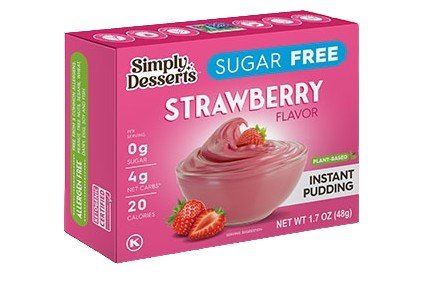Instant Pudding, Strawberry - 48 grams - VitaeSupps