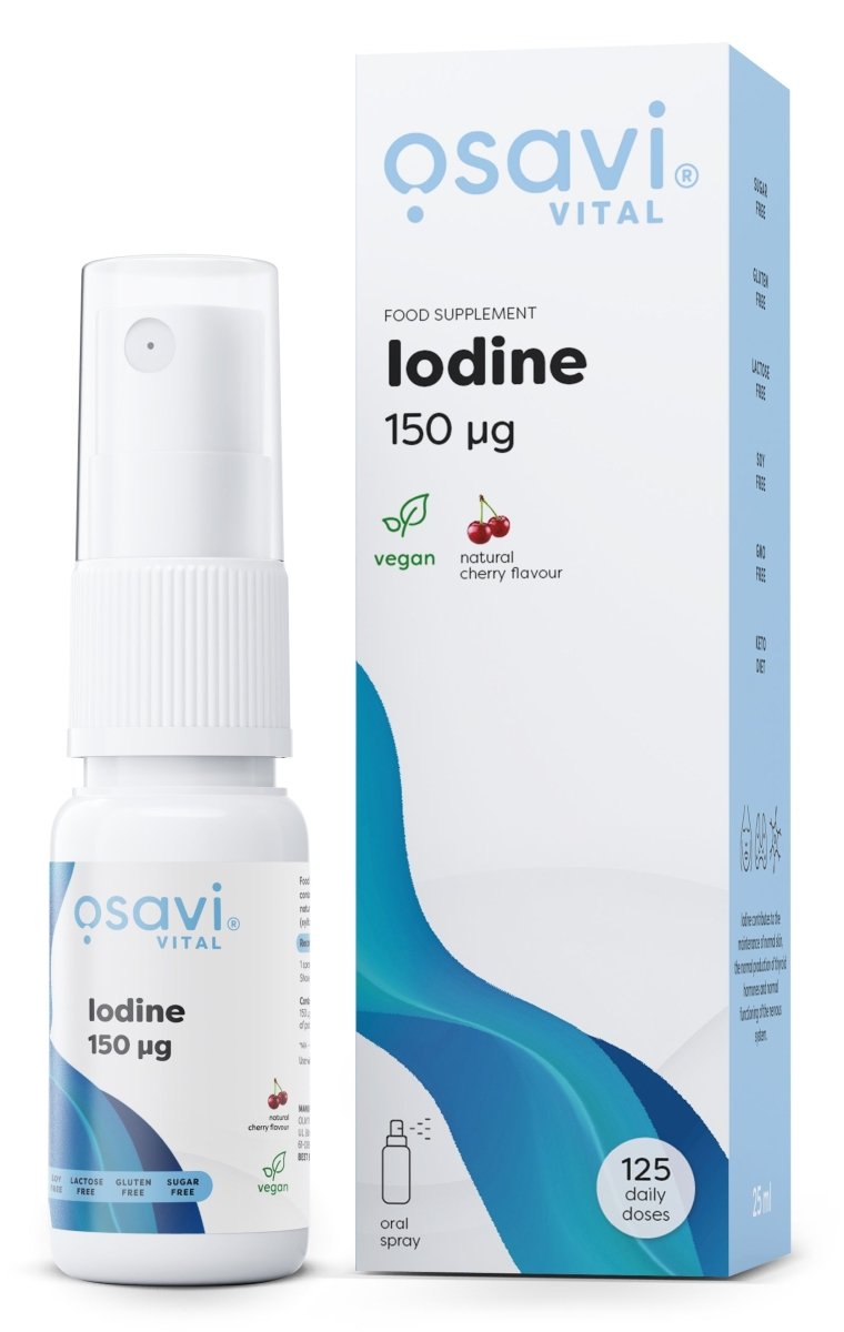 Iodine Oral Spray, 150mcg (Cherry) - 25 ml. - VitaeSupps