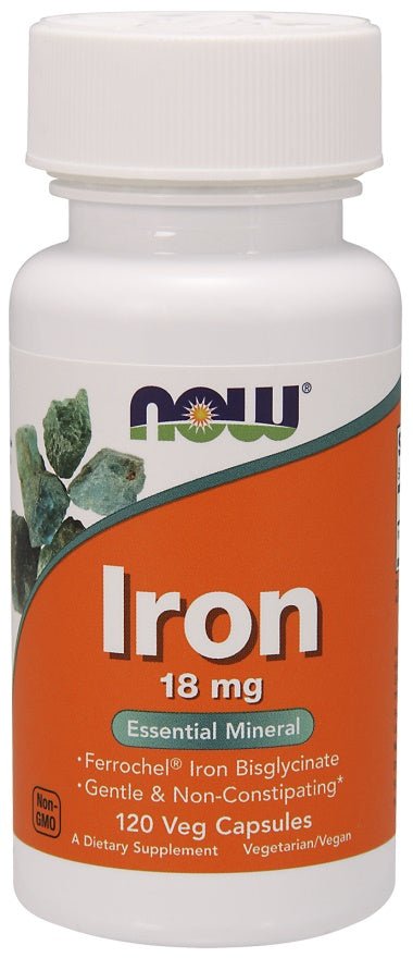Iron ( Eisen ) , 18mg - 120 vcaps - VitaeSupps