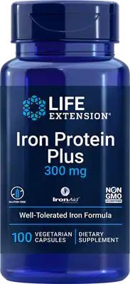 Iron ( Eisen ) Protein Plus, 300mg - 100 vcaps - VitaeSupps