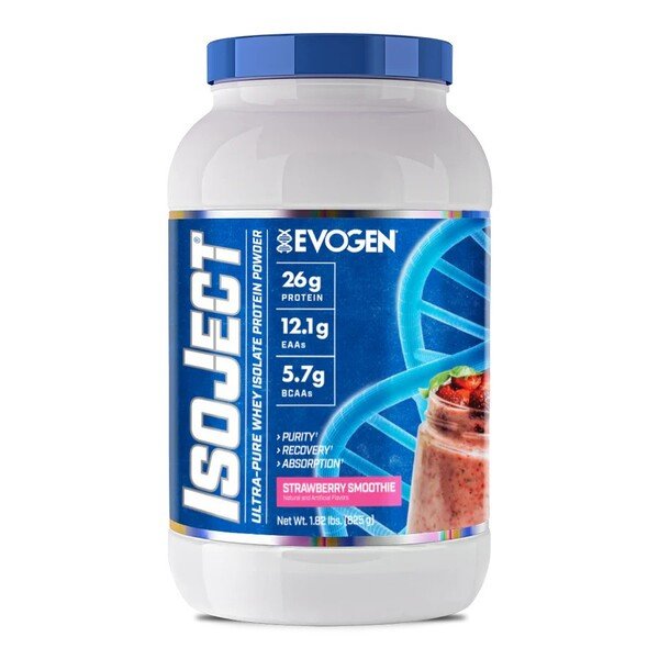 IsoJect, Strawberry Smoothie (EAN 810121056677) - 825 grams - VitaeSupps