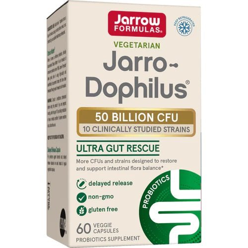 Jarro - Dophilus Ultra Gut Rescue, 50 Billion CFU - 60 vcaps - VitaeSupps