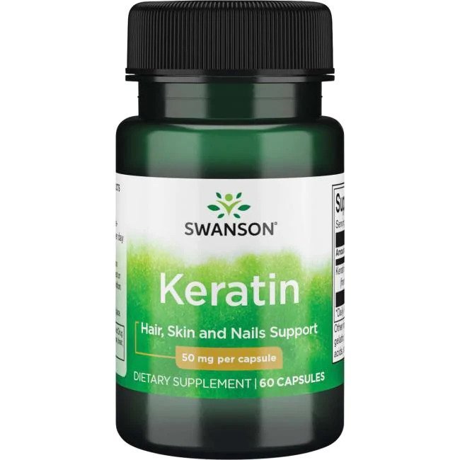 Keratin, 50mg - 60 caps - VitaeSupps