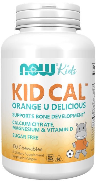 Kid Cal, Orange U Delicious - 100 chewables - VitaeSupps