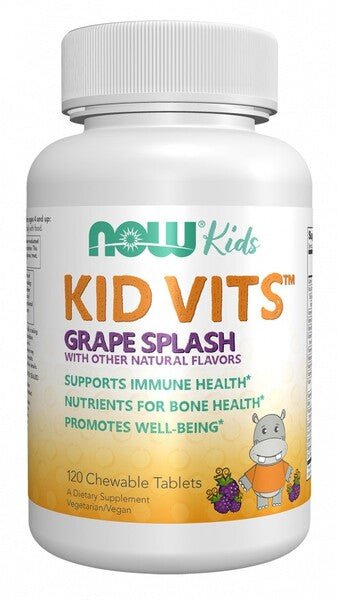 Kid Vits, Grape Splash - 120 chewables - VitaeSupps