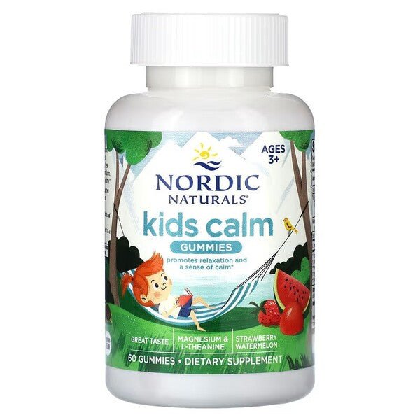 Kids Calm Gummies, Strawberry Watermelon - 60 gummies - VitaeSupps