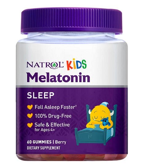 Kids Melatonin, Berry - 60 gummies - VitaeSupps