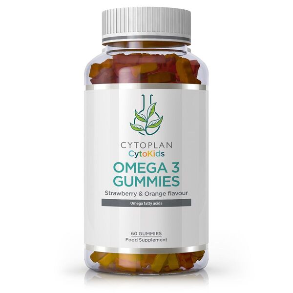 Kid's Omega 3 Gummies, Strawberry & Orange - 60 gummies - VitaeSupps