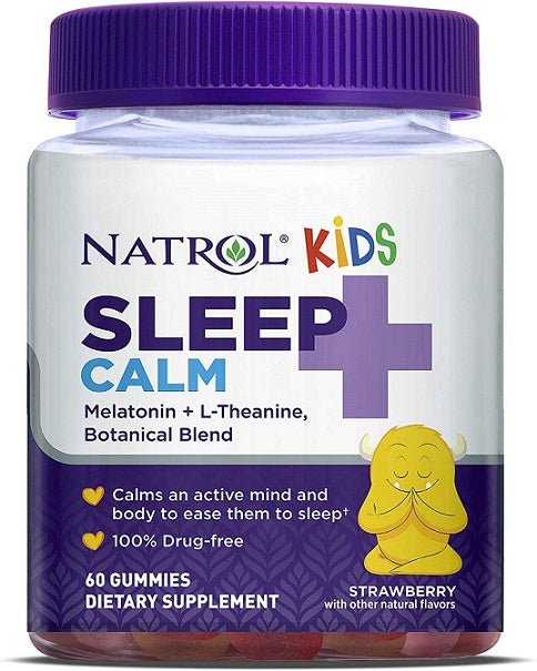 Kids Sleep + Calm, Strawberry - 60 gummies - VitaeSupps