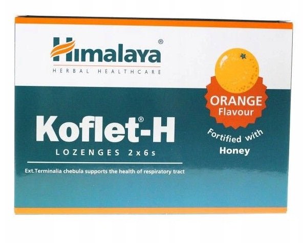 Koflet - H, Orange - 12 lozenges - VitaeSupps