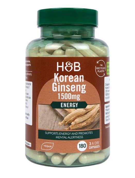 Korean Ginseng, 1500mg - 180 vcaps - VitaeSupps
