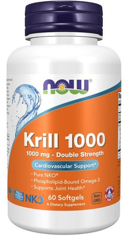 Krill Oil, 1000mg Double Strength - 60 softgels - VitaeSupps