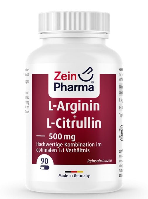 L - Arginine + L - Citrulline, 500mg - 90 caps - VitaeSupps