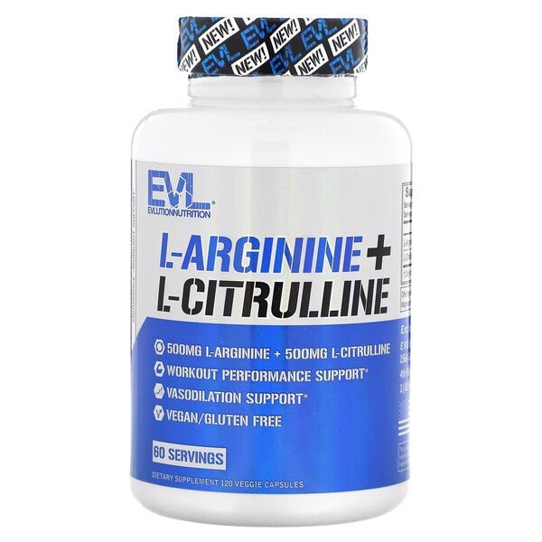 L - Arginine + L - Citrulline, Capsules - 120 vcaps - VitaeSupps
