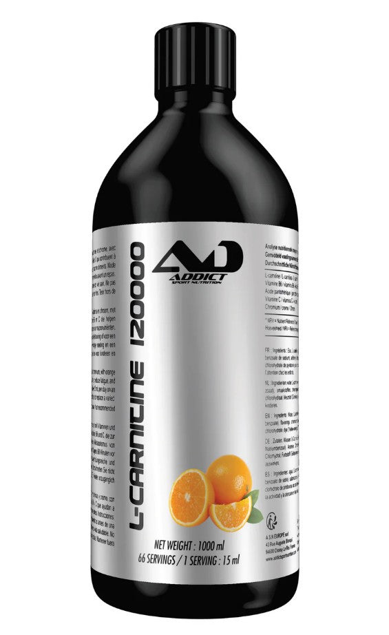 L - Carnitine 120000, Tropical Orange - 1000 ml. - VitaeSupps