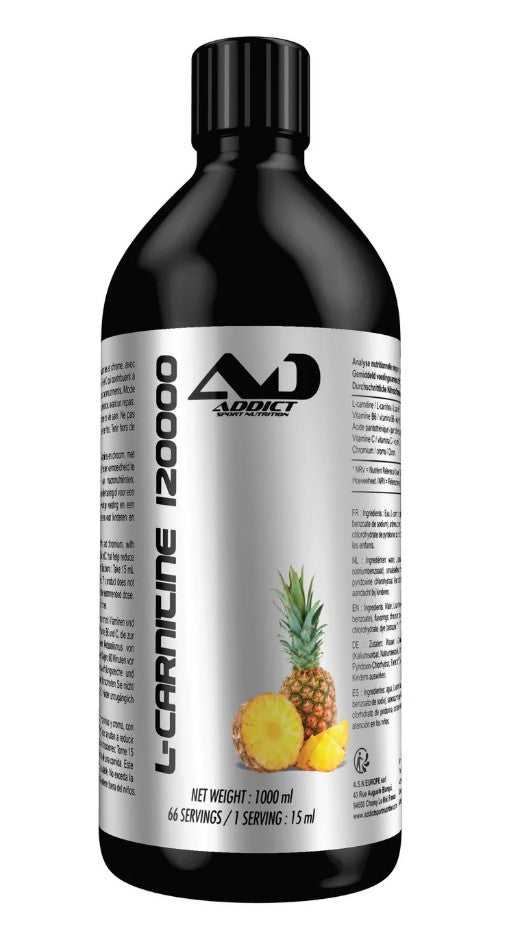 L - Carnitine 120000, Tropical Pineapple - 1000 ml. - VitaeSupps