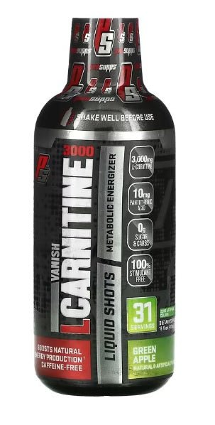 L - Carnitine 3000, Green Apple - 473 ml. - VitaeSupps