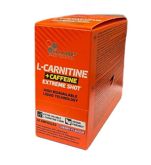 L - Carnitine + Caffeine Extreme Shot, Cherry - 10 x 25 ml. - VitaeSupps
