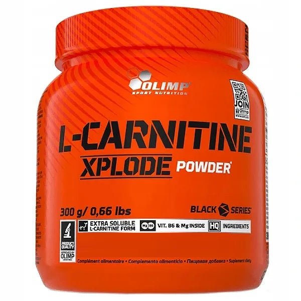 L - Carnitine Xplode Powder, Orange - 300 grams - VitaeSupps