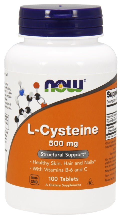 L - Cysteine, 500mg - 100 tablets - VitaeSupps