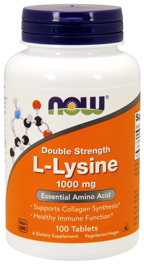 L - Lysine, 1000mg - 100 tablets - VitaeSupps