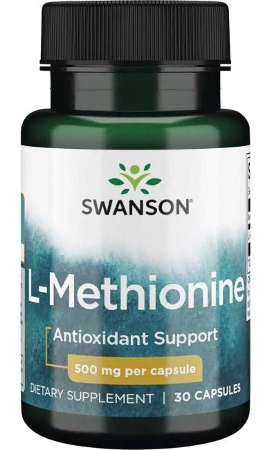 L - Methionine, 500mg - 30 caps - VitaeSupps